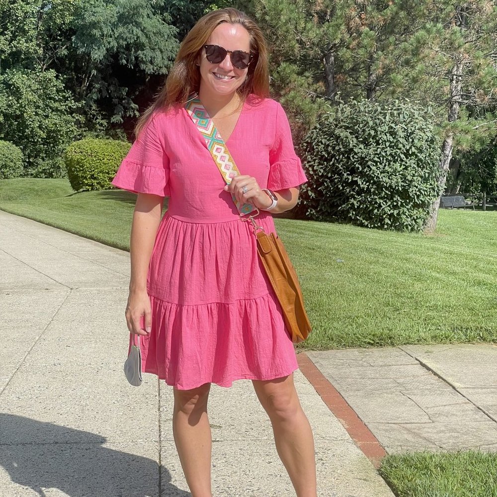 Amazon Pink Dress Size S.